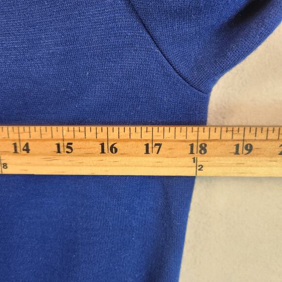 Vintage Russ Merino Wool Caridgan with Patch Pockets Pointed Collar Woman’s SZ L - Picture 11 of 13